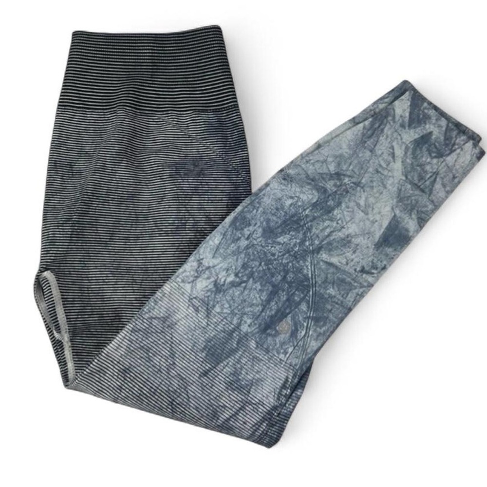 Lululemon Ebb To Train Women’s Leggings Marbled Size 6 Yoga Pilates Workout - Picture 2 of 4